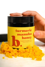 Load image into Gallery viewer, turmeric + mānuka honey sugar scrub - iconic sunglow scent

