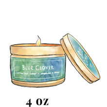 Load image into Gallery viewer, Blue Clover Candle bougie parfumée by Flowering Pharmacy®
